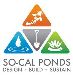 SO-CAL PONDS DESIGN BUILD SUSTAIN logo
