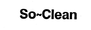 SO-CLEAN logo