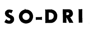 SO-DRI logo