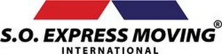 S.O. EXPRESS MOVING INTERNATIONAL logo