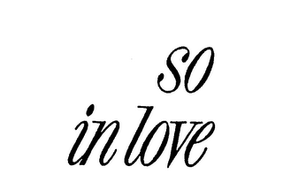 SO IN LOVE logo