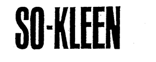 SO-KLEEN logo