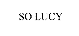 SO LUCY logo