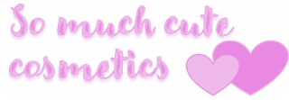 SO MUCH CUTE COSMETICS logo