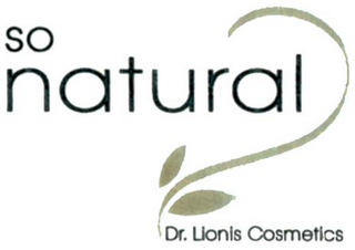 SO NATURAL DR. LIONIS COSMETICS logo