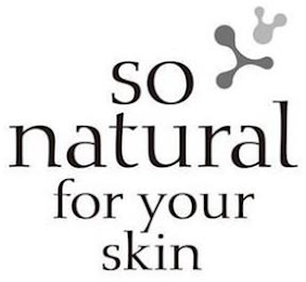 SO NATURAL FOR YOUR SKIN logo