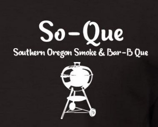 SO-QUE SOUTHERN OREGON SMOKE & BAR-B QUE logo