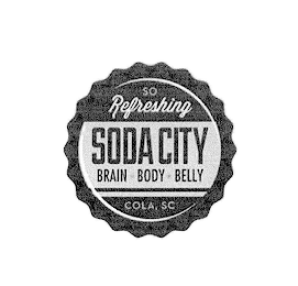 SO REFRESHING SODA CITY BRAIN BODY BELLY COLA, SC logo