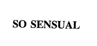 SO SENSUAL logo