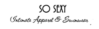 SO SEXY INTIMATE APPAREL & SWIMWEAR logo