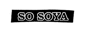SO SOYA logo