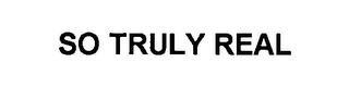 SO TRULY REAL logo