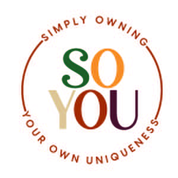 SO YOU SIMPLY OWNING YOUR OWN UNIQUENESS logo