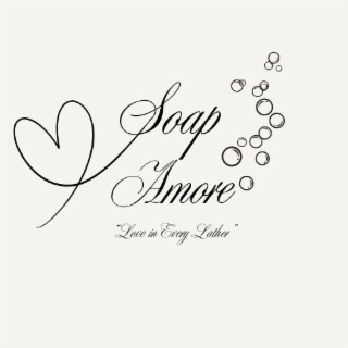 SOAP AMORE "LOVE IN EVERY LATHER" logo