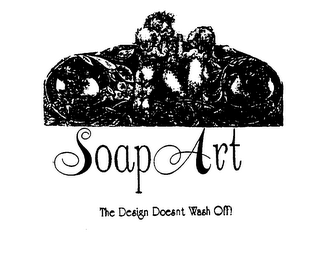 SOAP ART THE DESIGN DOESNT WASH OFF! logo