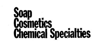 SOAP COSMETICS CHEMICAL SPECIALTIES logo
