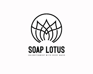 SOAP LOTUS ENLIGHTENMENT WITH EVERY WASH logo