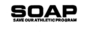 SOAP SAVE OUR ATHLETIC PROGRAM logo
