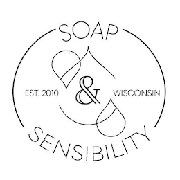 SOAP & SENSIBILITY EST. 2010 WISCONSIN logo