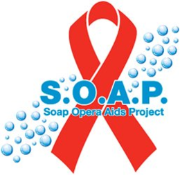 S.O.A.P. SOAP OPERA AIDS PROJECT logo