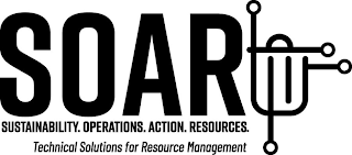 SOAR SUSTAINABILITY. OPERATIONS. ACTION. RESOURCES. TECHNICAL SOLUTIONS FOR RESOURCE MANAGEMENT logo