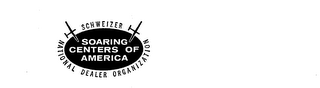 SOARING CENTERS OF AMERICA SCHWEIZER NATIONAL DEALER ORGANIZATION logo