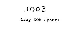 SOB LAZY SOB SPORTS logo