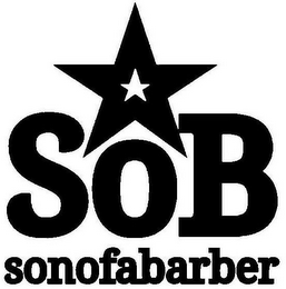 SOB SONOFABARBER logo