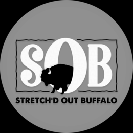 SOB STRETCH'D OUT BUFFALO logo