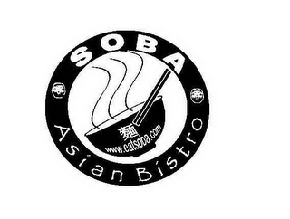 SOBA ASIAN BISTRO WWW.EATSOBA.COM logo