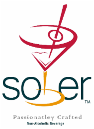 SOBER PASSIONATLEY CRAFTED NON-ALCOHOLIC BEVERAGE logo