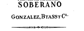 SOBERANO GONZALEZ, BYASSY CA. logo