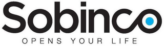 SOBINCO OPENS YOUR LIFE logo