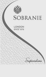 SOBRANIE LONDON SINCE 1879 SUPERSLIMS logo