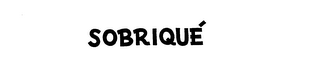 SOBRIQUE logo
