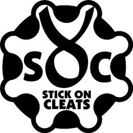 SOC STICK ON CLEATS logo