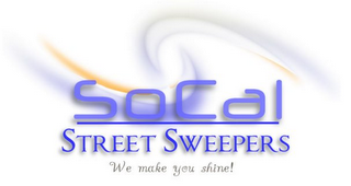 SOCAL STREET SWEEPERS WE MAKE YOU SHINE! logo