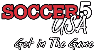 SOCCER 5 USA GET IN THE GAME logo