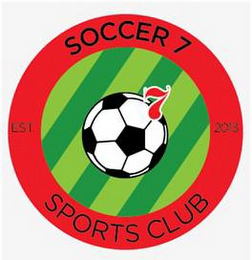 SOCCER 7 SPORTS CLUB 7 EST. 2013 logo
