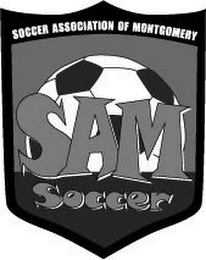SOCCER ASSOCIATION OF MONTGOMERY SAM SOCCER logo