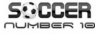 SOCCER NUMBER 10 logo