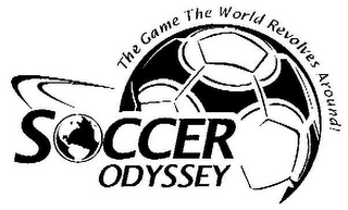 SOCCER ODYSSEY THE GAME THE WORLD REVOLVES AROUND! logo