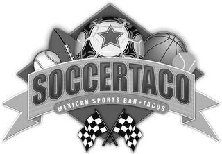 SOCCER TACO MEXICAN SPORTS BAR TACOS logo