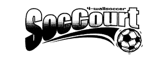SOCCOURT 4-WALL SOCCER logo