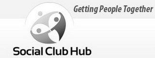 SOCIAL CLUB HUB GETTING PEOPLE TOGETHER logo