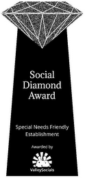 SOCIAL DIAMOND AWARD SPECIAL NEEDS FRIENDLY ESTABLISHMENT AWARDED BY VALLEYSOCIALS logo