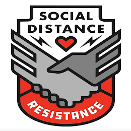 SOCIAL DISTANCE RESISTANCE logo