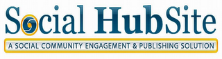 SOCIAL HUBSITE A SOCIAL COMMUNITY ENGAGEMENT & PUBLISHING SOLUTION logo