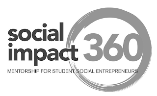 SOCIAL IMPACT 360 MENTORSHIP FOR STUDENT SOCIAL ENTREPRENEURS logo