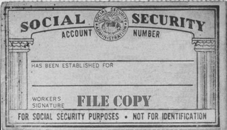 SOCIAL SECURITY ACCOUNT NUMBER HAS BEEN ESTABLISHED FOR WORKERS SIGNATURE FILE COPY FOR SOCIAL SECURITY PURPOSES · NOT FOR IDENTIFICATION logo